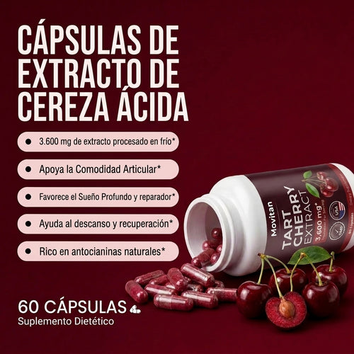 Movitan Extracto De Cereza Ácida Prensado En Frío